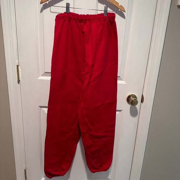 Jerzees Lifeguard Red Joggers - Size Small - Picture 2 of 4